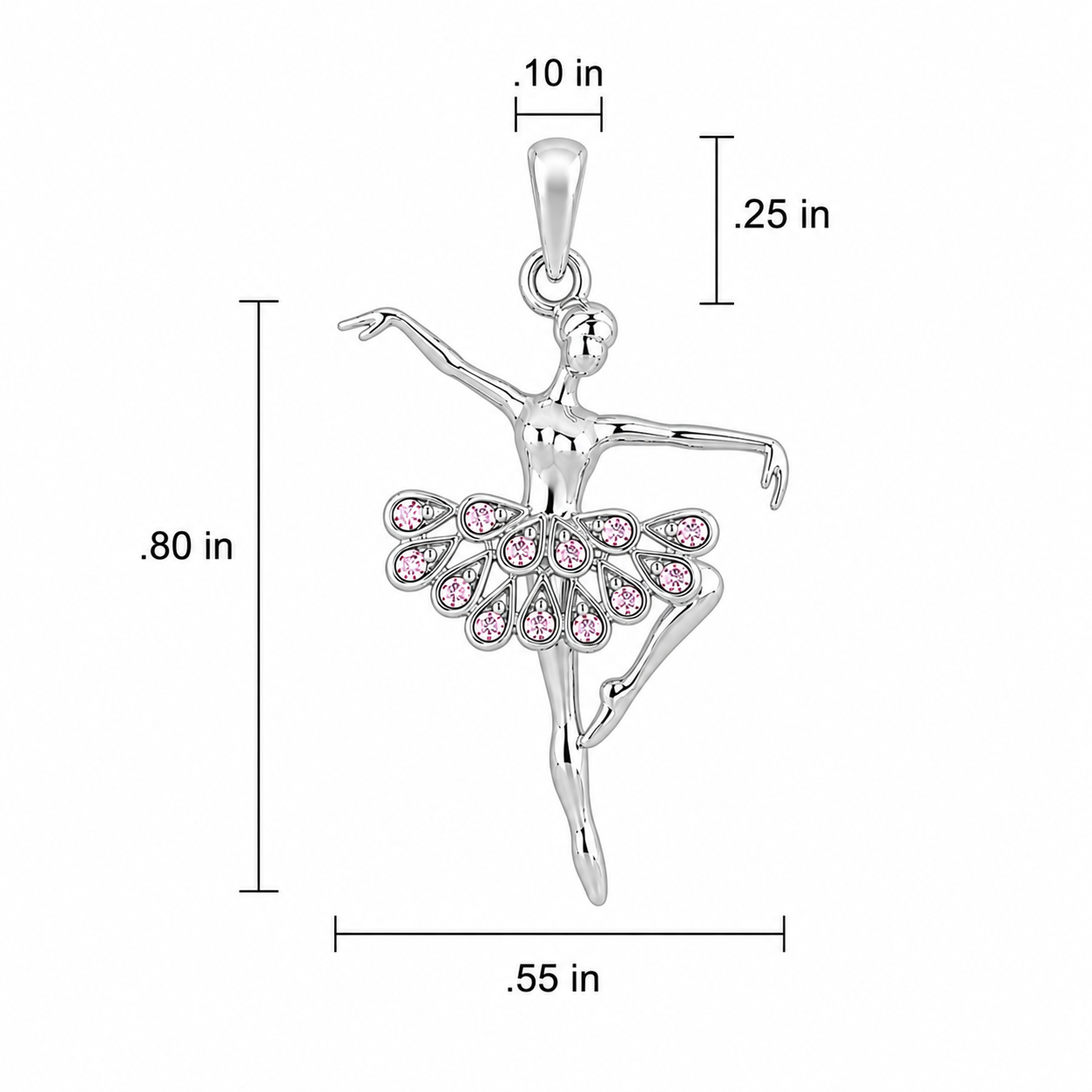 Ballerina with Pink Sparkle