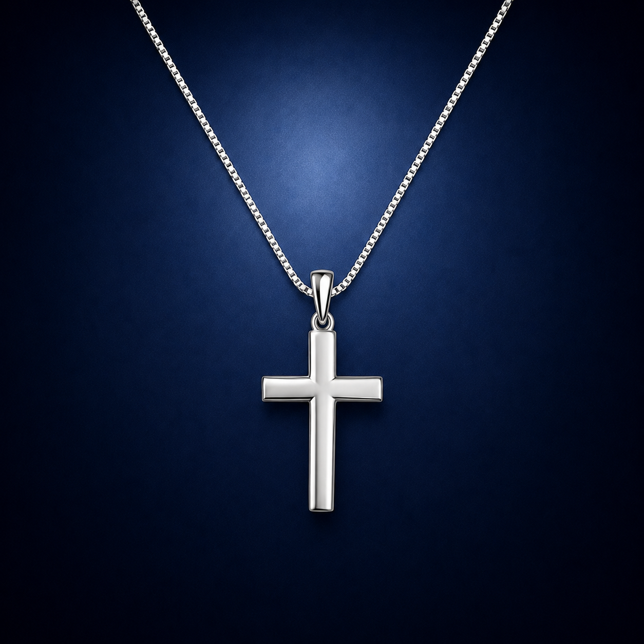 Classic Polished Cross Pendant