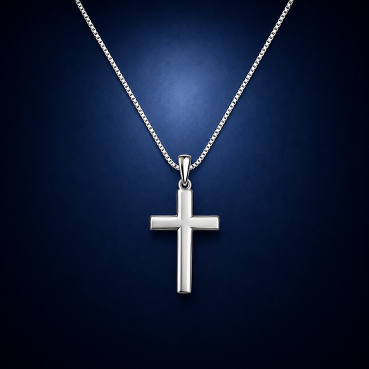 Classic Polished Cross Pendant