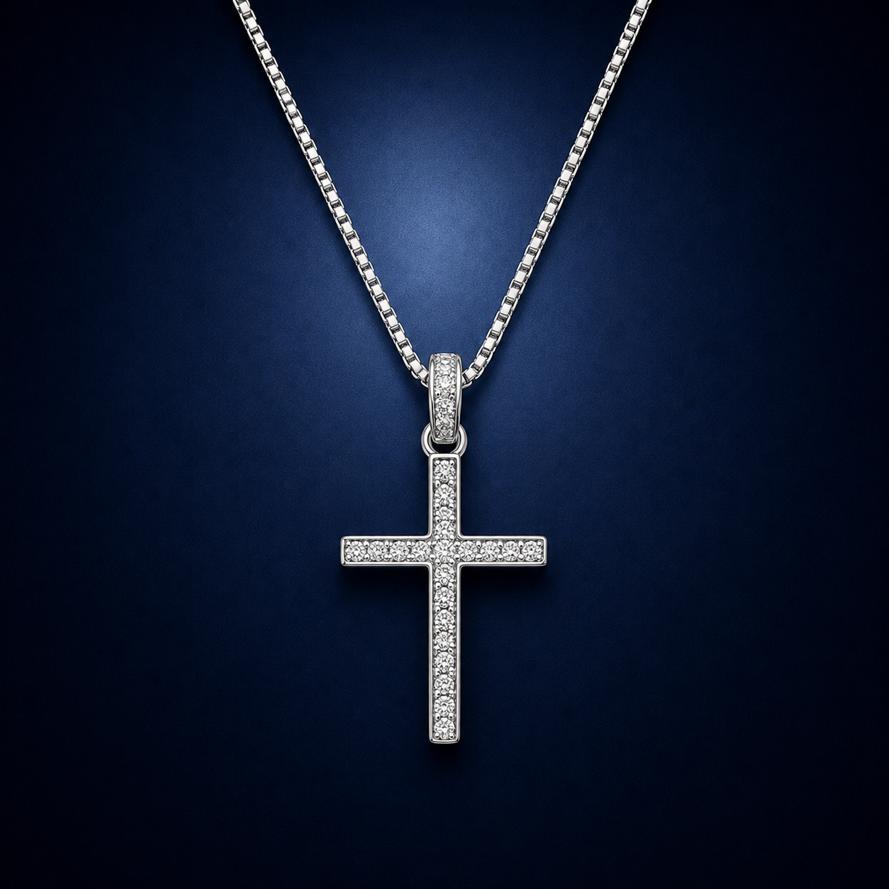 The Sterling Cross with Cubic Zirconia