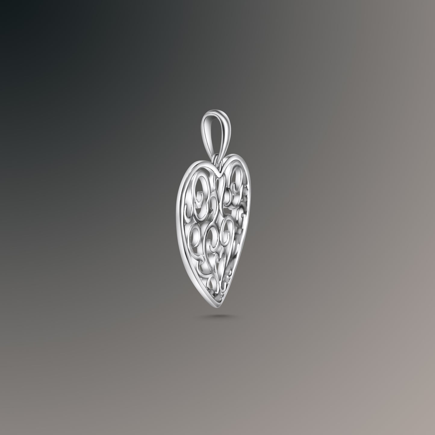 Filigree Heart Pendant