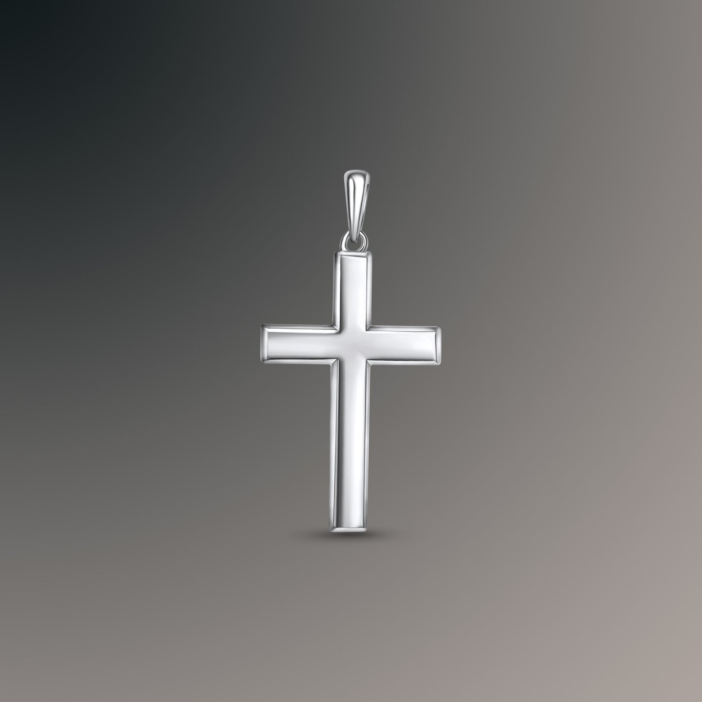 Classic Polished Cross Pendant