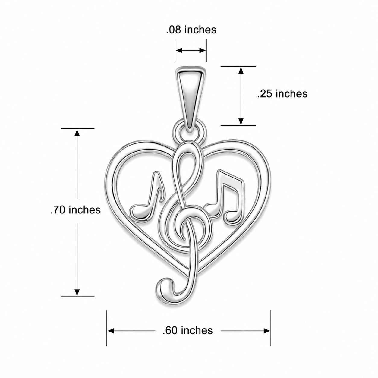 Melody Note Pendant