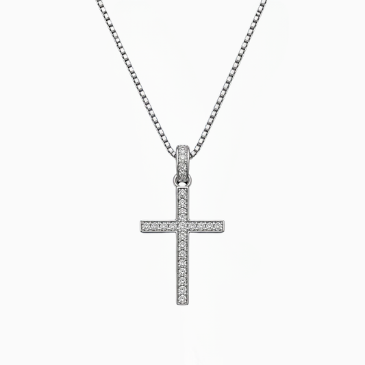 The Sterling Cross with Cubic Zirconia
