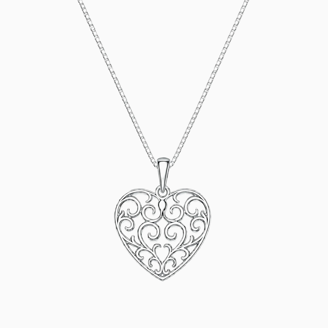 Filigree Heart Pendant