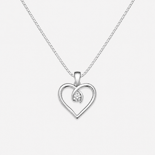 Elegant Heart With sparkle